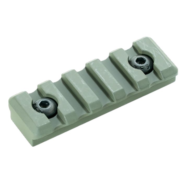 Timber Creek Outdoors M5SPROD M-LOK 3 Slot Picatinny RailOD Green Aluminum Fits AR-Platform
