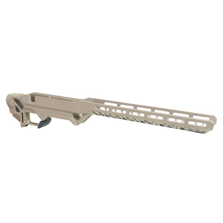 Timber Creek Outdoors ERCR7SAFDE Enforcer Rifle Chassis Flat Dark Earth Aluminum SA Rem700 Action Right