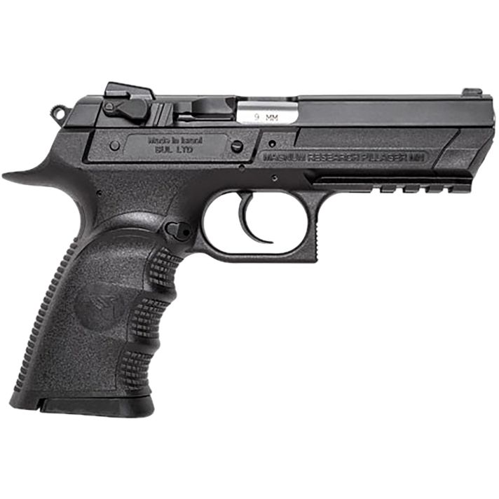 Magnum Research BE99153RL Baby Eagle III9mm 15+1 4.43" Black Oxide Carbon Steel Slide Black Textured