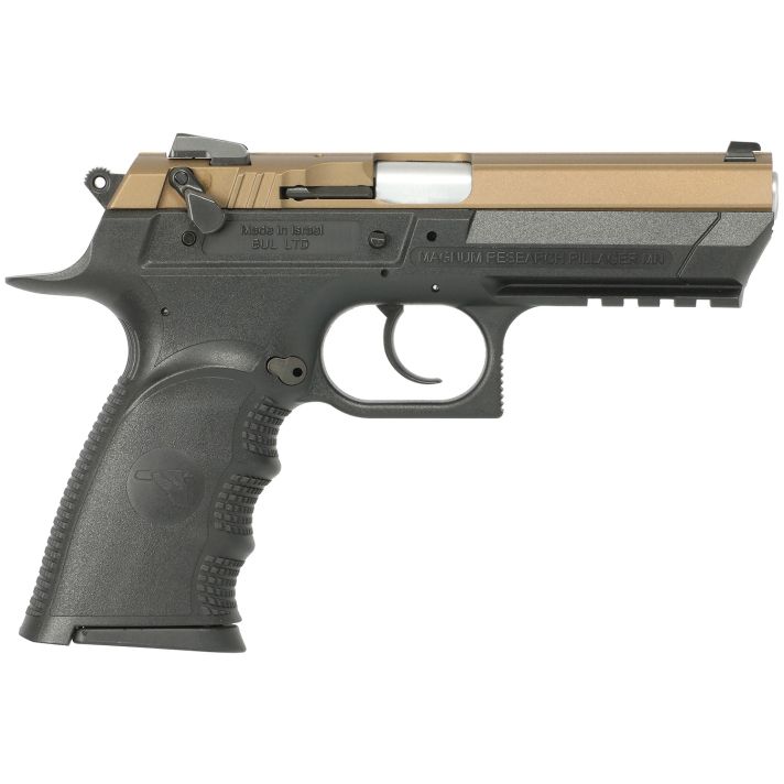 Magnum Research BE99153RLBB Baby Eagle III9mm 15+1 4.43" Burnt Bronze Carbon Steel Slide Black Textured