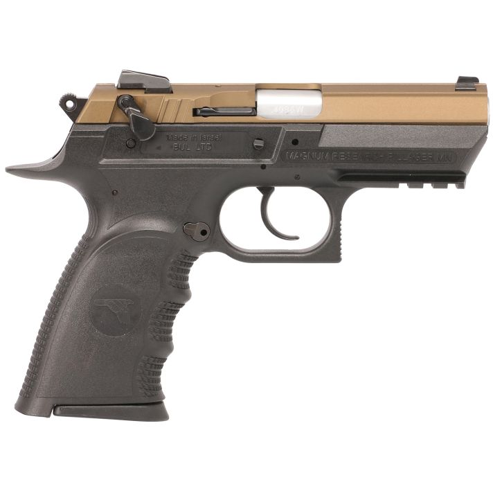 Magnum Research BE94133RSLBB Baby Eagle III40 S&W 12+1 3.85" Burnt Bronze Carbon Steel Slide Black Textured