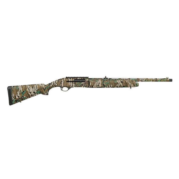 Mossberg 75808 SA-20 Turkey 20 Gauge Semi-Auto 3" 4+1 22" Mossy Oak Greenleaf Vent Rib Steel Barrel, Mossy Oak Greenleaf Picatinny Rail Receiver, Fixed Mossy Oak Greenleaf Synthetic Stock
