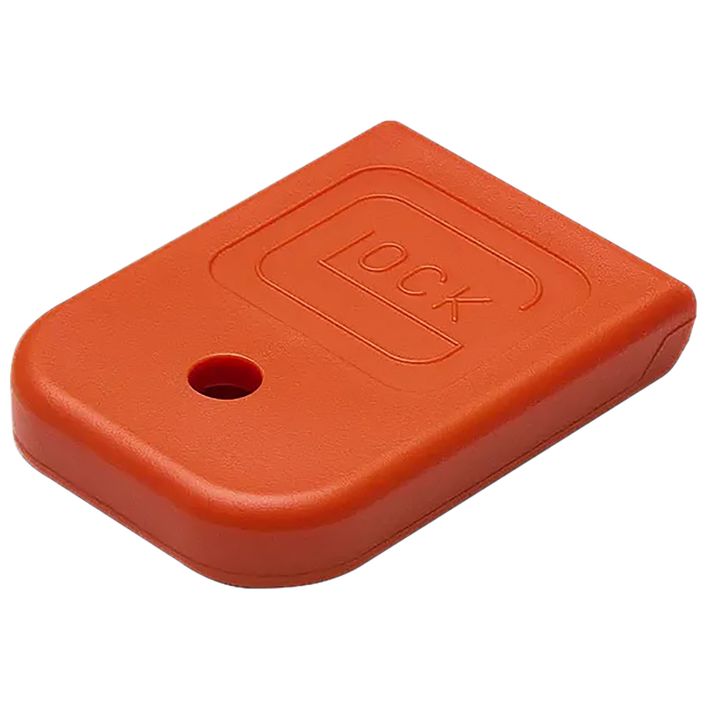 Glock 50965Floor Plate Fits Glock 17/19/19X/22/23/24/26 Orange Polymer