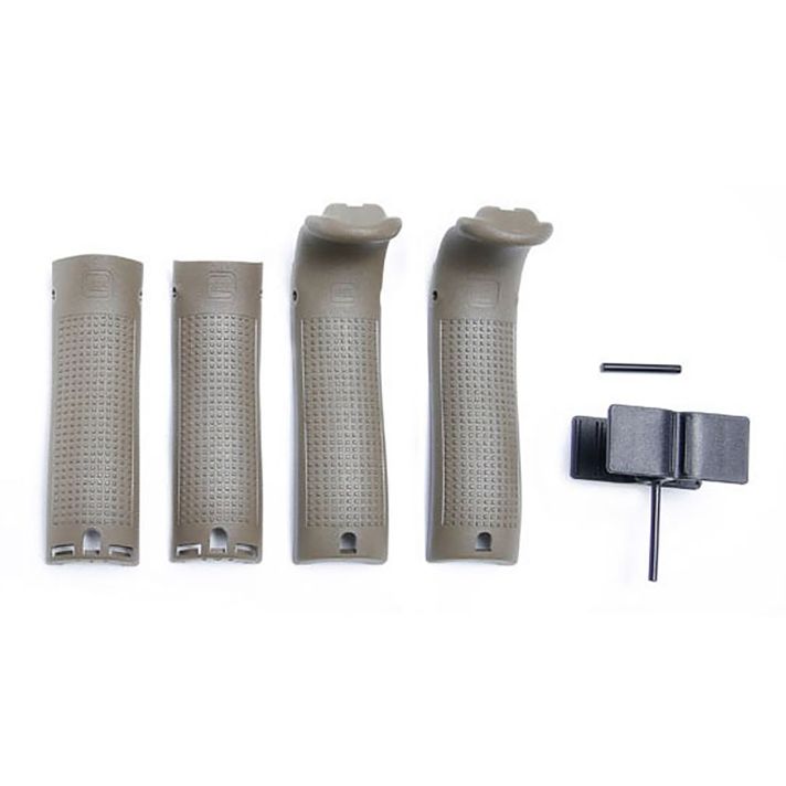 Glock 30951Backstrap/Beavertail Set Compatible w/ Glock 17/22/34/35 OD Green Polymer