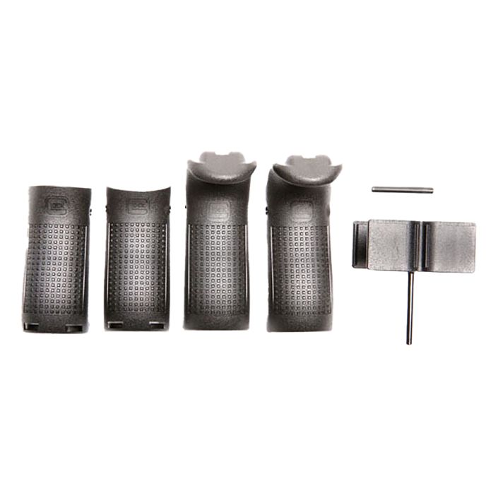 Glock 30822Backstrap/Beavertail Set Black Polymer