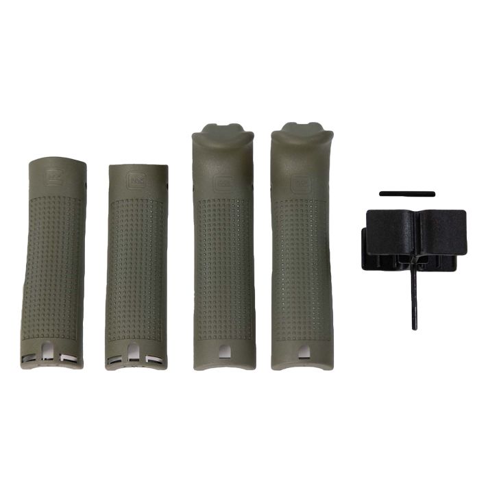 Glock 39841Backstrap/Beavertail Set Battlefield Green Polymer