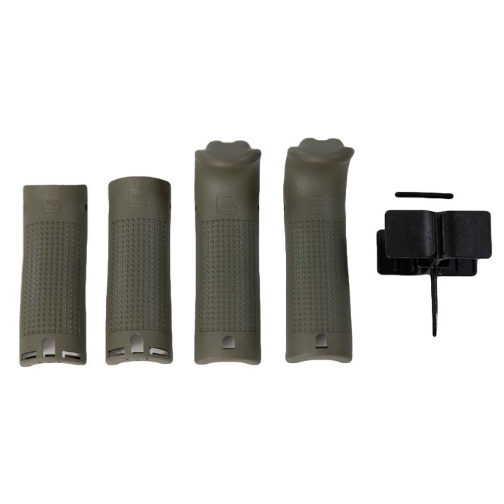 Glock 39842Backstrap/Beavertail Set Battlefield Green Polymer