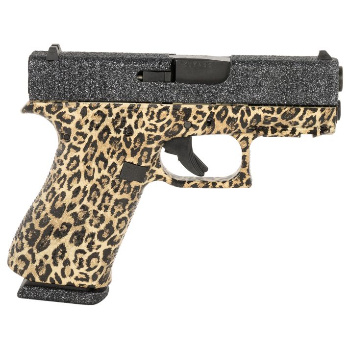 Glock PX4350204NTC G43XSub-Compact Frame 9mm Luger 10+1 3.41" Black GMB Barrel, Twilight Cerakote Serrated Steel Slide, Cheetah Cerakote Polymer Frame w/Beavertail, Ambidextrous