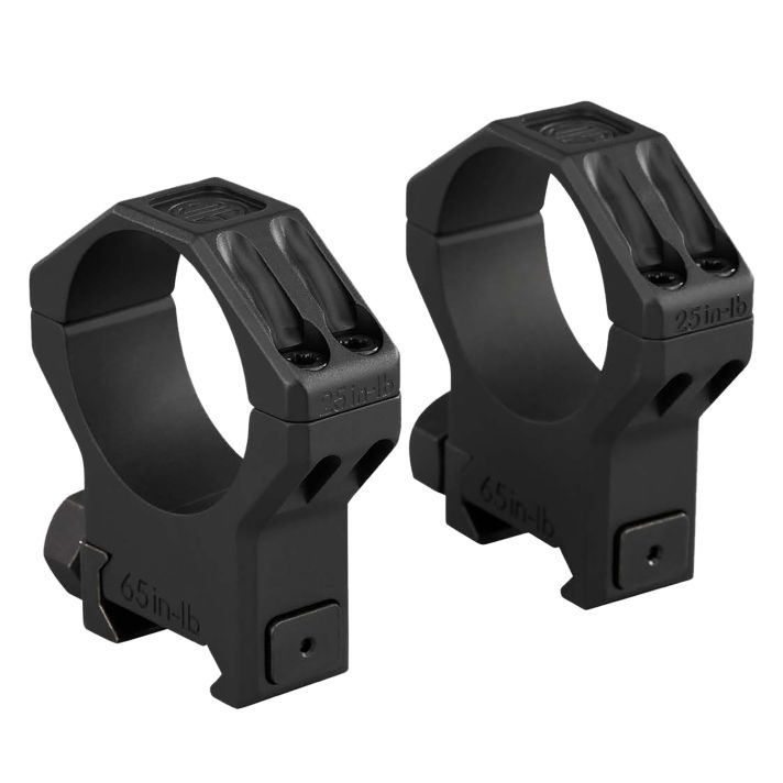 Sig Sauer Electro-Optics SOA64003 Alpha 6 Scope Ring Set Black Stainless Steel 34mm Tube High
