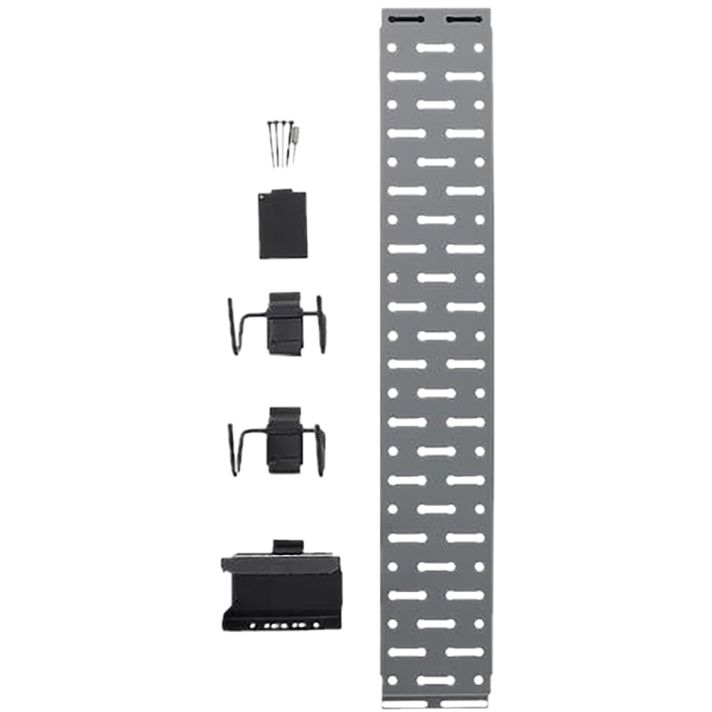 Lockdown 1215348 Securewall Handgun Kit Black/Silver Holds 2 Handgun
