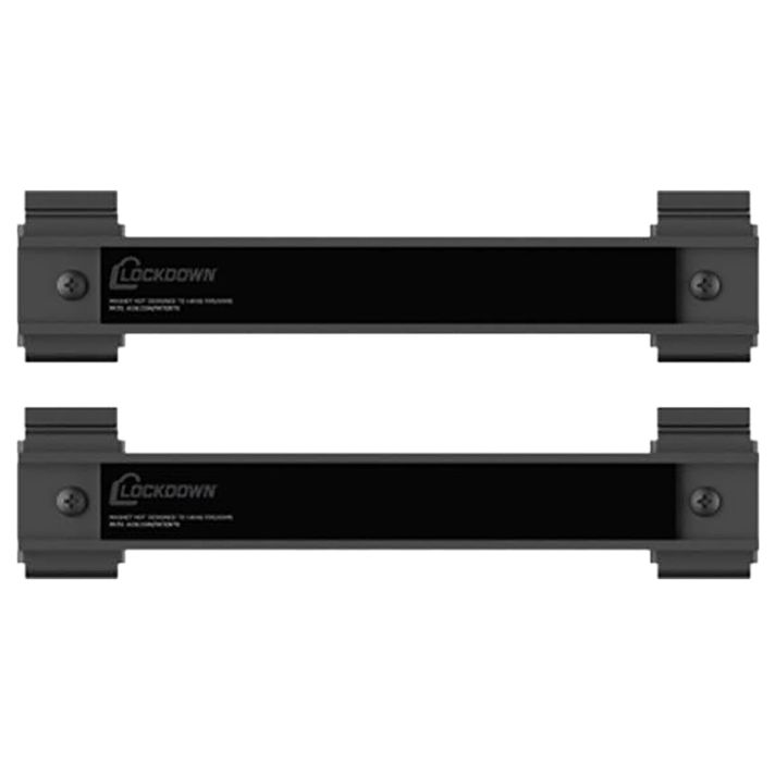 Lockdown 1215349 SecurewallBlack 8" Steel 2 Pack