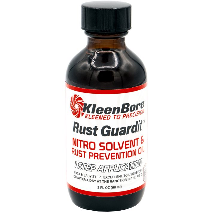 KleenBore RG2BCASE Rust GuarditNitro Solvent & Rust Prevention Oil Refill Bottle 2oz/12 per case