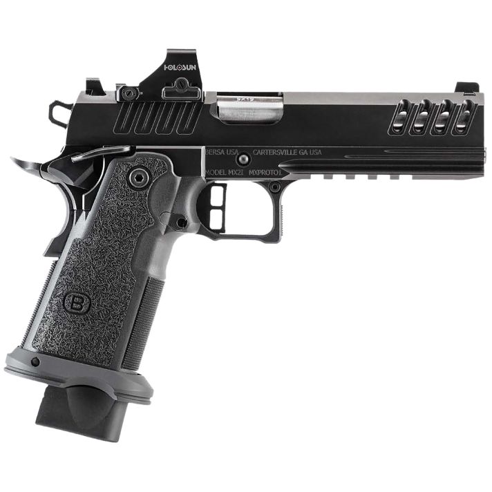 Talon Armament M2XIO5BBFN M2XI9mm Luger 22+1 5" Match Grade Bull Barrel, QPQ Tenifer Cerakote Lightening Cut/Optic Cut/Serrated Steel Slide & Frame w/Beavertail & Picatinny Rail, Black Polymer Grip