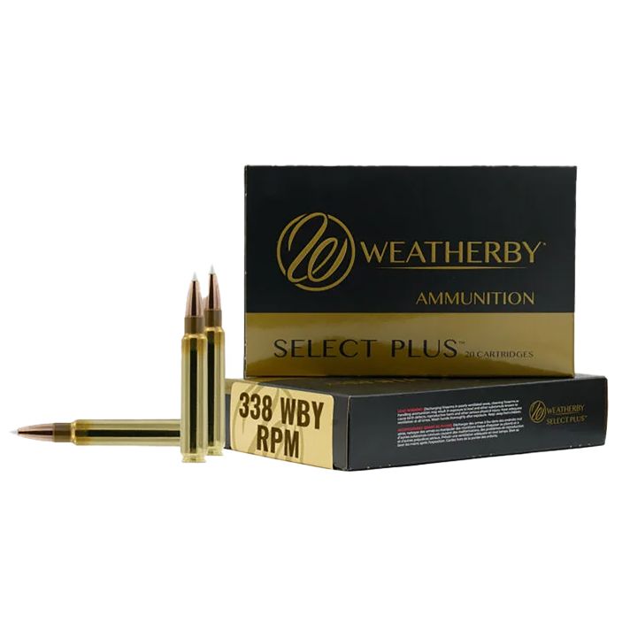 Weatherby H338225IL Select Plus338WBY RPM 225gr InterLock 20 Per Box/10 Case