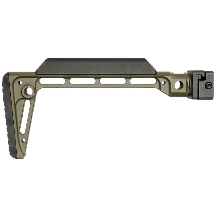 Midwest Industries MIMINSFODG Minimalistic Side Folding Stock ODG 6061 Aluminum Folding