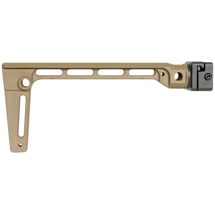 Midwest Industries MIARMSFFDE Arm Brace Side Folding Stock Flat Dark Earth 6061 Aluminum Fixed