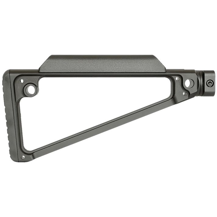 Midwest Industries MITRIF Triangle Fixed Stock Black 6061 Aluminum