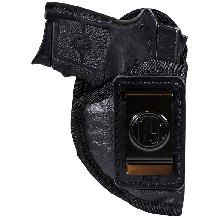 1791 Gunleather ECOMC2BLKR EcoCarryIWB Small Black Right Hand