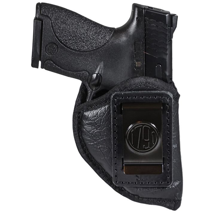 1791 Gunleather ECOSC1BLKRSub-Compact IWB Small Black Right Hand