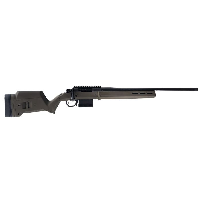 Faxon Firearms FX700SA65CMS02 FX76.5 Creedmoor 5+1 22" Black Nitride OD Green Polymer Stock