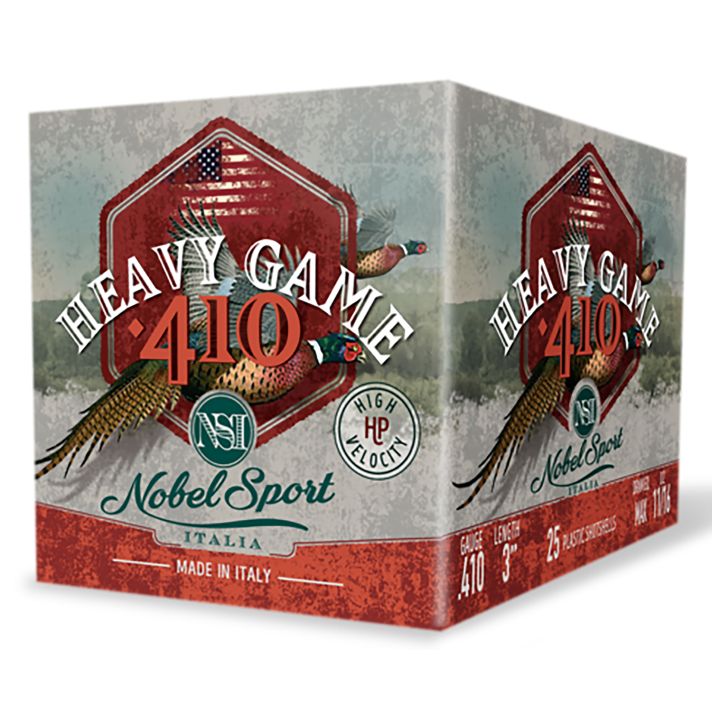Nobel/Eurosports LLC ANS4136 Heavy Game410Gauge 3" 11/16oz 6Shot 25 Per Box/10 Case