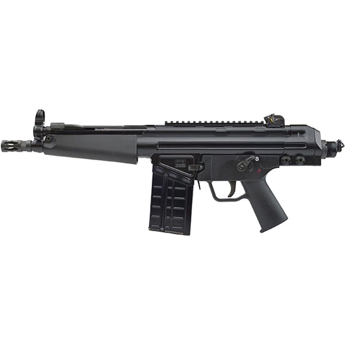 PTR AC100010 51P308 Win 20+1 8.50" Black Nitride Heavy Contour Threaded Barrel, M-LOK Handguard, Black Parkerized Aluminum Picatinny Rail Receiver