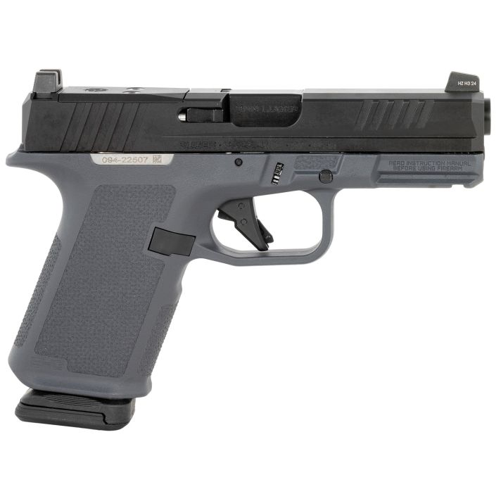 Ruger 19400 RXM9mm 15+1 4" Black FNC Nitride Steel Barrel, Black FNC Nitride Optic Ready/Serrated Alloy Steel Slide, Stealth Gray Polymer Frame w/Accessory Rail, Stealth Gray Magpul Enhanced Grip
