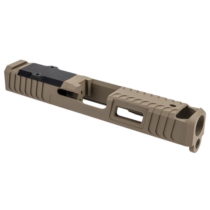 Zaffiri Precision ZPS.B.43.FDE ZPS.IBS Custom Slide Fits Glock 43/43x Flat Dark Earth 17-4 Stainless Steel