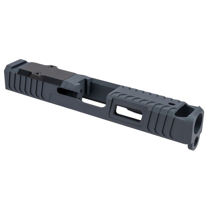 Zaffiri Precision ZPS.B.43.SG ZPS.IBS Custom Slide Fits Glock 43/43x Sniper Gray 17-4 Stainless Steel