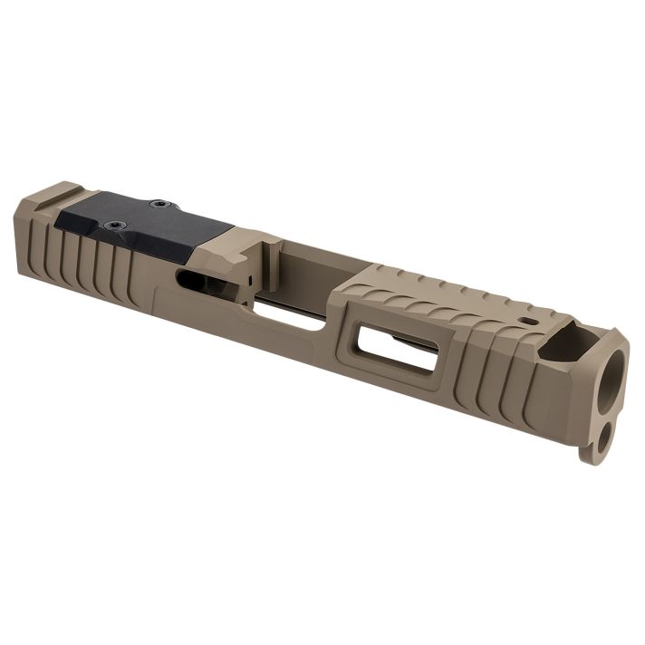 Zaffiri Precision ZPS.B.19.FDE ZPS.IBS Custom Slide Fits Glock 19 Gen 3 Flat Dark Earth 17-4 Stainless Steel
