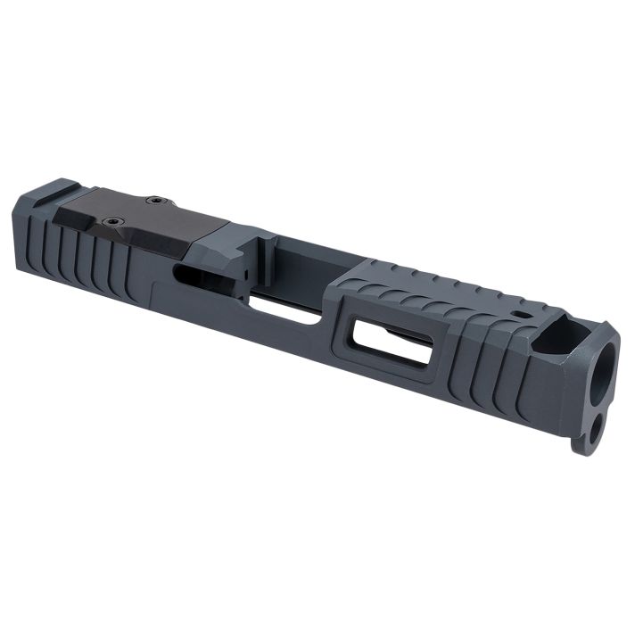 Zaffiri Precision ZPS.B.19.SG ZPS.IBS Custom Slide Fits Glock 19 Gen 3 Sniper Gray 17-4 Stainless Steel