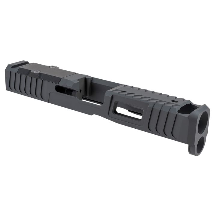 Zaffiri Precision ZPS.B.19.G5.SG ZPS.IBS Custom Slide Fits Glock 19 Gen 5 Sniper Gray 17-4 Stainless Steel
