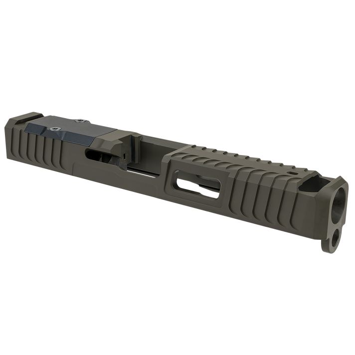 Zaffiri Precision ZPS.B.17.OD ZPS.IBS Custom Slide Fits Glock 17 Gen 3 OD Green 17-4 Stainless Steel