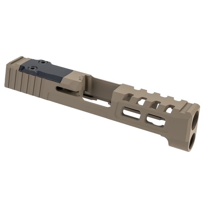 Zaffiri Precision ZPS.2.HCPRO.FDE ZPS.2 Custom Slide Fits Springfield Hellcat Pro Flat Dark Earth 17-4 Stainless Steel
