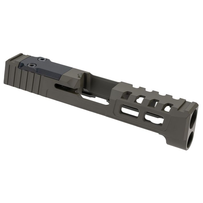 Zaffiri Precision ZPS.2.HCPRO.OD ZPS.2 Custom Slide Fits Springfield Hellcat Pro OD Green 17-4 Stainless Steel