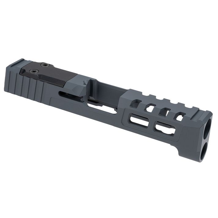 Zaffiri Precision ZPS.2.HCPRO.SG ZPS.2 Custom Slide Fits Springfield Hellcat Pro Sniper Gray 17-4 Stainless Steel