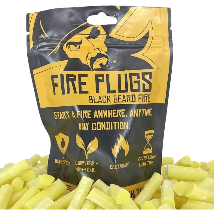 Black Beard Fire Starters PLUG Fire Plug50 Fire Plugs