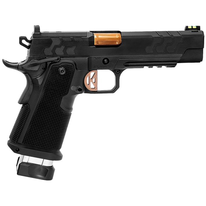 Kimber Mfg.,inc 3500050 2K11 (OR)45 ACP 17+1 5" High Polished w/ Coyote PVD, Brush Polish Flats w/ DLC Coating Stainless Steel Slide Aluminum Grip