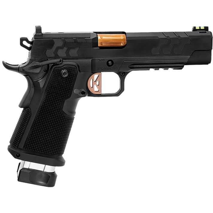 Kimber Mfg.,inc 3500051 2K11 (OR)9mm 20+1 5" High Polished w/ Coyote PVD, Brush Polish Flats w/ DLC Coating Stainless Steel Slide Aluminum Grip