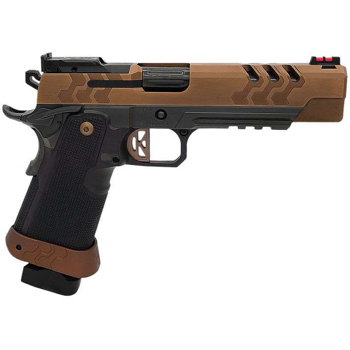 Kimber Mfg.,inc 3500053 2K11 Target (OR)9mm 20+1 5" High Polished w/ Coyote PVD, Brush Polish Flats w/ DLC Coating Stainless Steel Slide Aluminum Grip