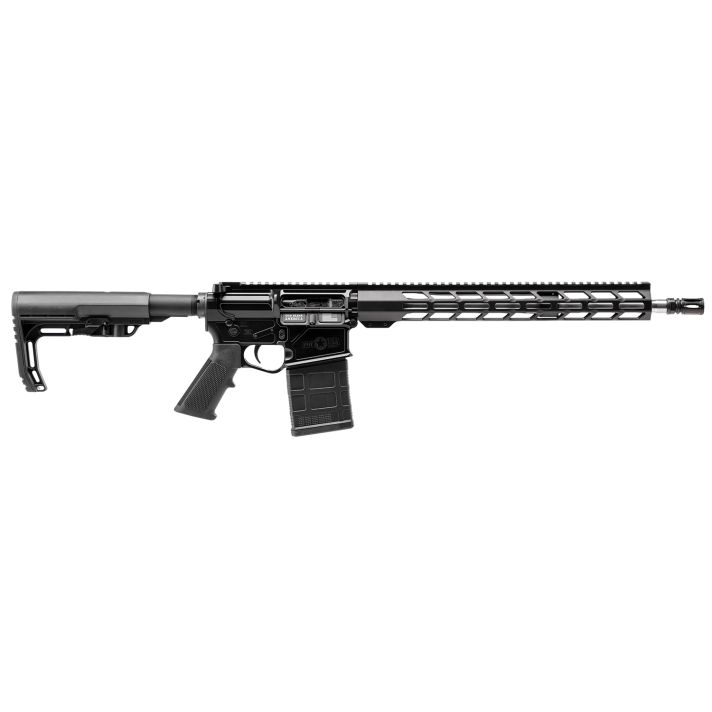 Patriot Ordnance Factory 02358LMR Base 308 Win 10+1 16.50" Black Aluminum Receiver A2 Style Grip