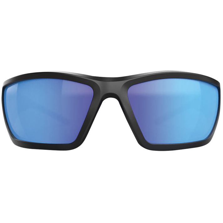Glock AS41040 Blue Line Tactical Glasses Blue Mirror Lens Black Frame
