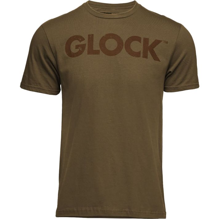 Glock AP96201 CaliberCoyote Tan Ringspun Cotton Short Sleeve Medium