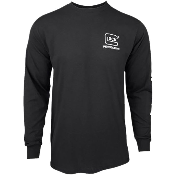 Glock AP96103 Perfection Long Sleeve Tee Black Pre-Shrunk Cotton Long Sleeve 3XL