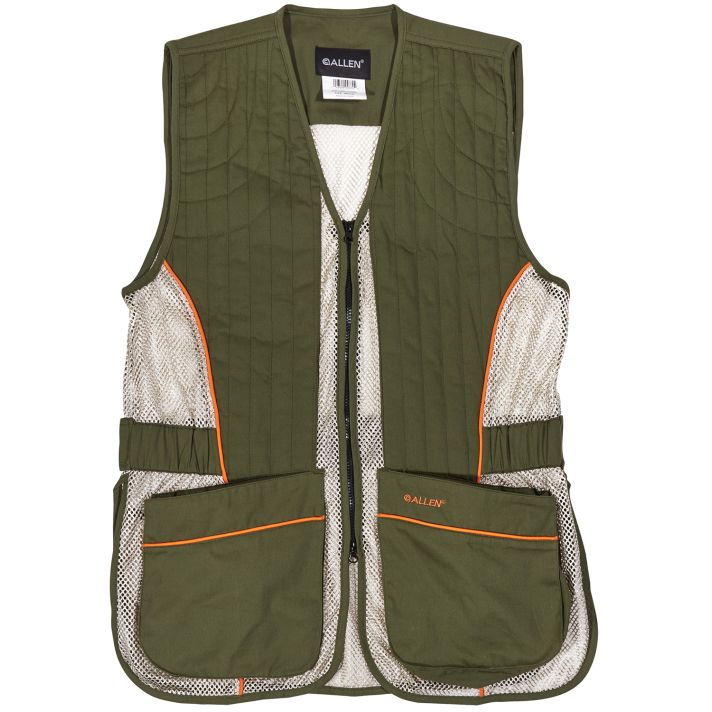 Allen 22611 Ace Shooting Vest M/L Olive/Tan