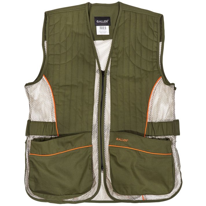 Allen 22612 Ace Shooting Vest XL/XXL Olive/Tan