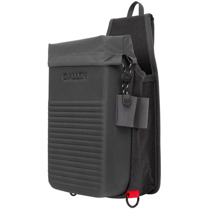 Allen 8334 Competitor Double Compartment Shell Bag Gray Molded EVA 12 Gauge
