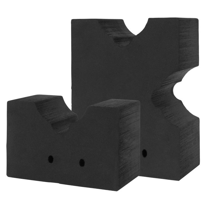 Allen 2458 Soft Rock Shooting Rest Black Foam Front and Rear Bag