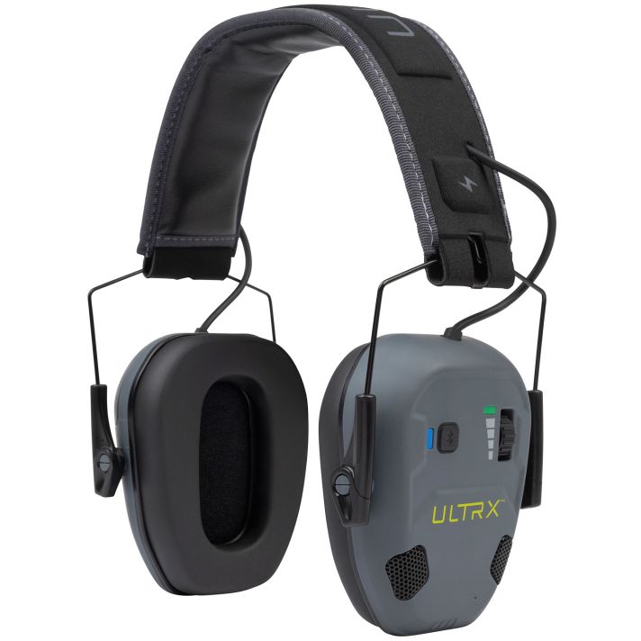 Allen 4171 Bionic Fuse Earmuff Over the Head Slate Gray Bluetooth Enabled