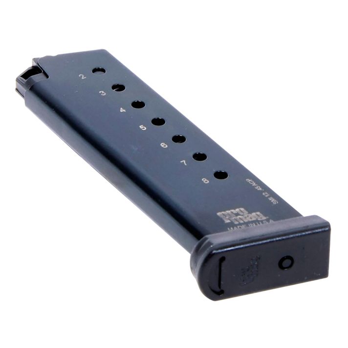 ProMag SMI12 8rd 45 ACP Fits S&W 645/4506/4566/4586 Blued Steel